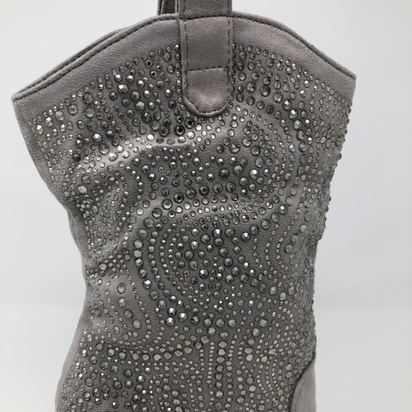 Lauren Larraine Layla Peep Toe Embellished Boot - Picture 4 of 5